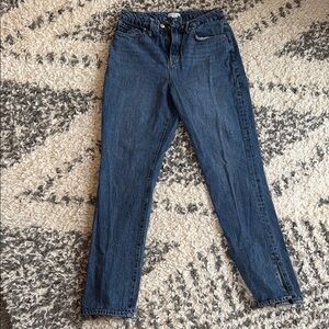 Good American Blue Straight Leg Jeans